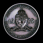 1962 Banquet Medal Sterling Silver Reverse