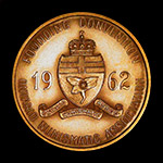 1962 Banquet Medal 10K Gold Reverse