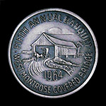 1964 Banquet Medal Silver Reverse