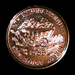 1965 Banquet Medal 10K Gold Reverse