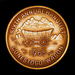 1965 Banquet Medal Gold Filled Reverse