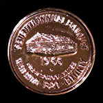1966 Banquet Medal 10K Gold Reverse