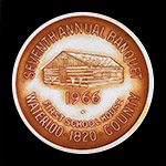 1966 Banquet Medal Gold Filled Reverse