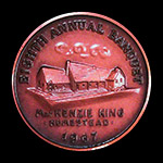 1967 Banquet Medal Bronze Reverse