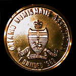 1967 O.N.A. / W.C.S. Convention Medal 10K Gold Obverse
