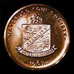 1967 O.N.A. / W.C.S. Convention Medal 10K Gold Reverse