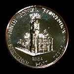 1968 Banquet Medal 10K Gold Reverse