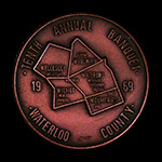 1969 Banquet Medal Bronze Reverse