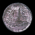1970 Banquet Medal Lead Strike Reverse
