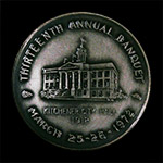 1972 Banquet Medal Silver Reverse