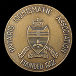 1973 O.N.A. / W.C.S. Convention Medal Bronze Obverse
