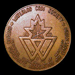 1973 O.N.A. / W.C.S. Convention Medal Gold Filled Reverse