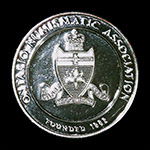 1990 O.N.A. / W.C.S. Convention Medal Silver Obverse