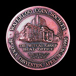 1990 O.N.A. / W.C.S. Convention Medal Bronze Reverse