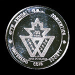 2009 O.N.A. / W.C.S. Convention Medal Silver Reverse