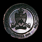 2016 O.N.A. / W.C.S. Convention Medal Lead Strike Obverse