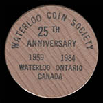 1984 W.C.S. 25th Anniversary Obverse