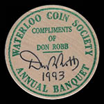 1993 Banquet - Robb Obverse