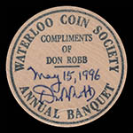 1996 Banquet - Robb Obverse