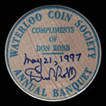 1997 Banquet - Robb Obverse