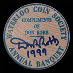 1999 Banquet - Robb Obverse
