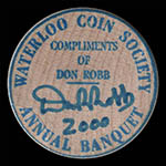 2000 Banquet - Robb Obverse